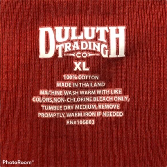 Duluth Trading Co Long Sleeved Henley Pullover. Size XL. - Picture 3 of 3